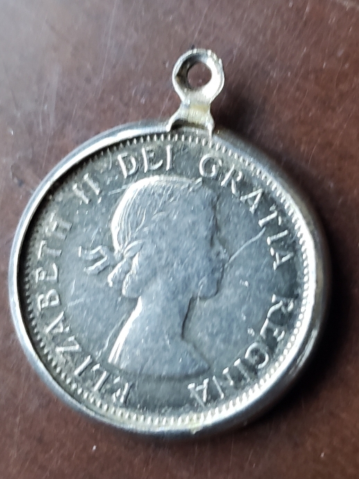 Elizabeth-II-1957-Steel/Silver-1-Cent-Coin