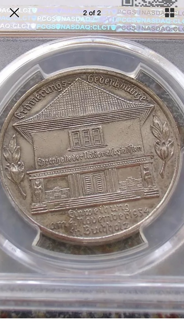 1934-Silvered-Medal---Opening-Of-The-Ehrenhalle-In-Buchholz-C-72