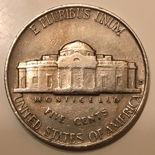 1939-D-Jefferson-Nickel-Found-In-Change,-Not-Sure-Of-The-Reverse?