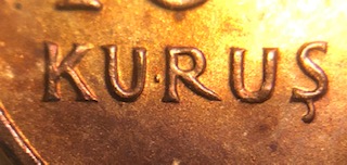 1971-Turkish-10-Kurus,-Question-About-The-Word-Kurus