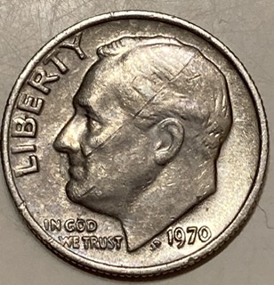 1970-P-Roosevelt-Dime-DDD-That-Mimics-A-DDO