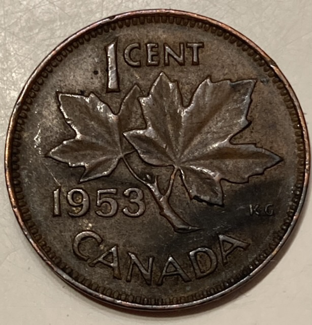 1953-Canadian-1-Cent-No-Shoulder-Fold
