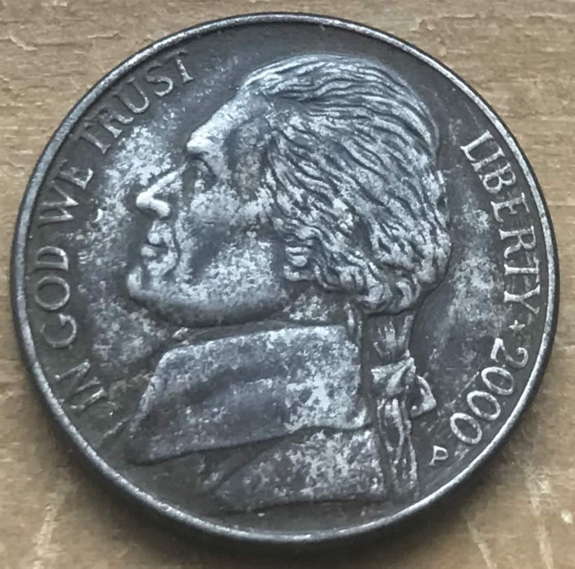 2000-D-Nickel-Changing-Color