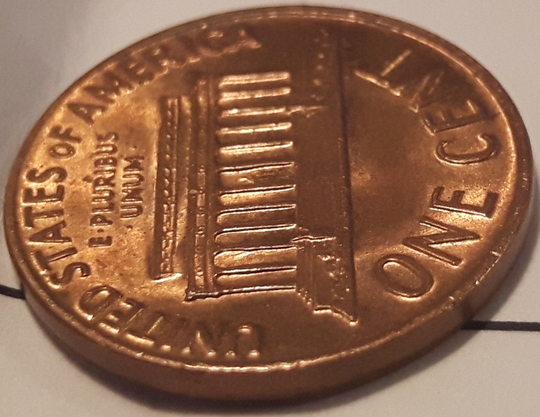 1972-D-Lincoln-Cent,-Memorial-Is-Crooked-Or-Risen--Or-Flattened-Not-Sure-At-All