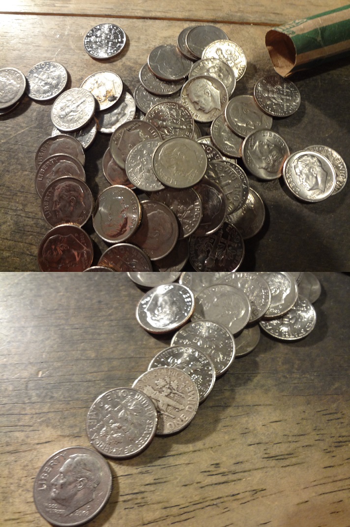Dime-Roll-Searching