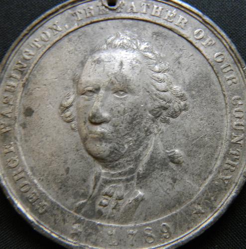 1789-George-Washington-Friendship-Pipe-Of-Peace-Medal/Token
