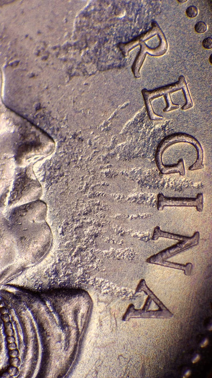 Nice-Grade-2009-Mag-Cent,-OBV-And-REV-Struck-Through-Grease
