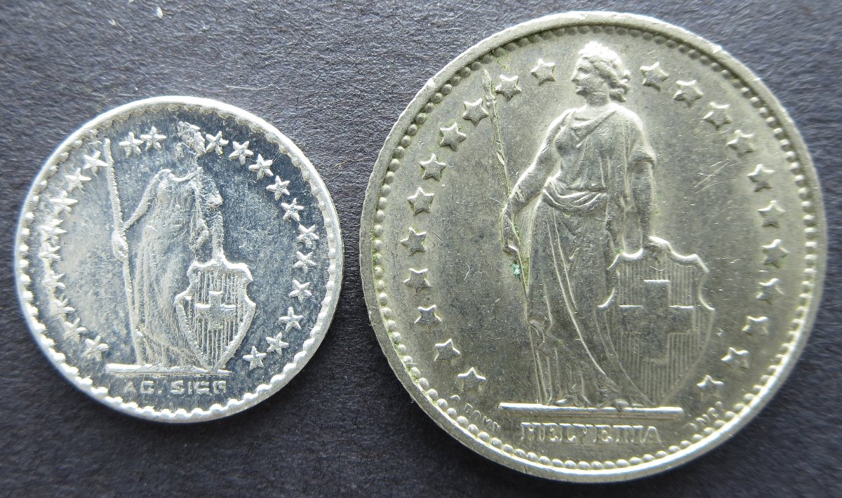 Mini-Switzerland-1-Franc-1979,-Coin-Or-Replica-Token?-Id:-Ag-Sigg-Advertising-Token