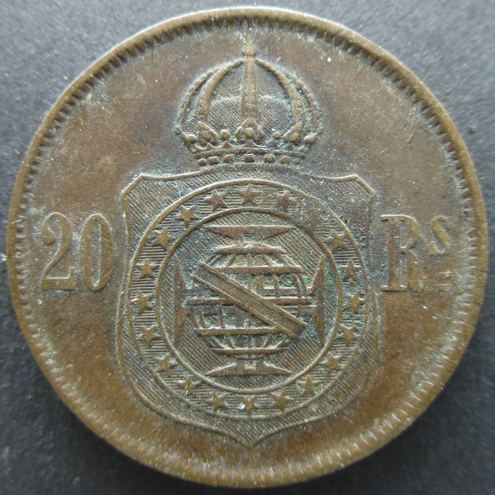 Brazil-20-Reis-1869-Grade-Request