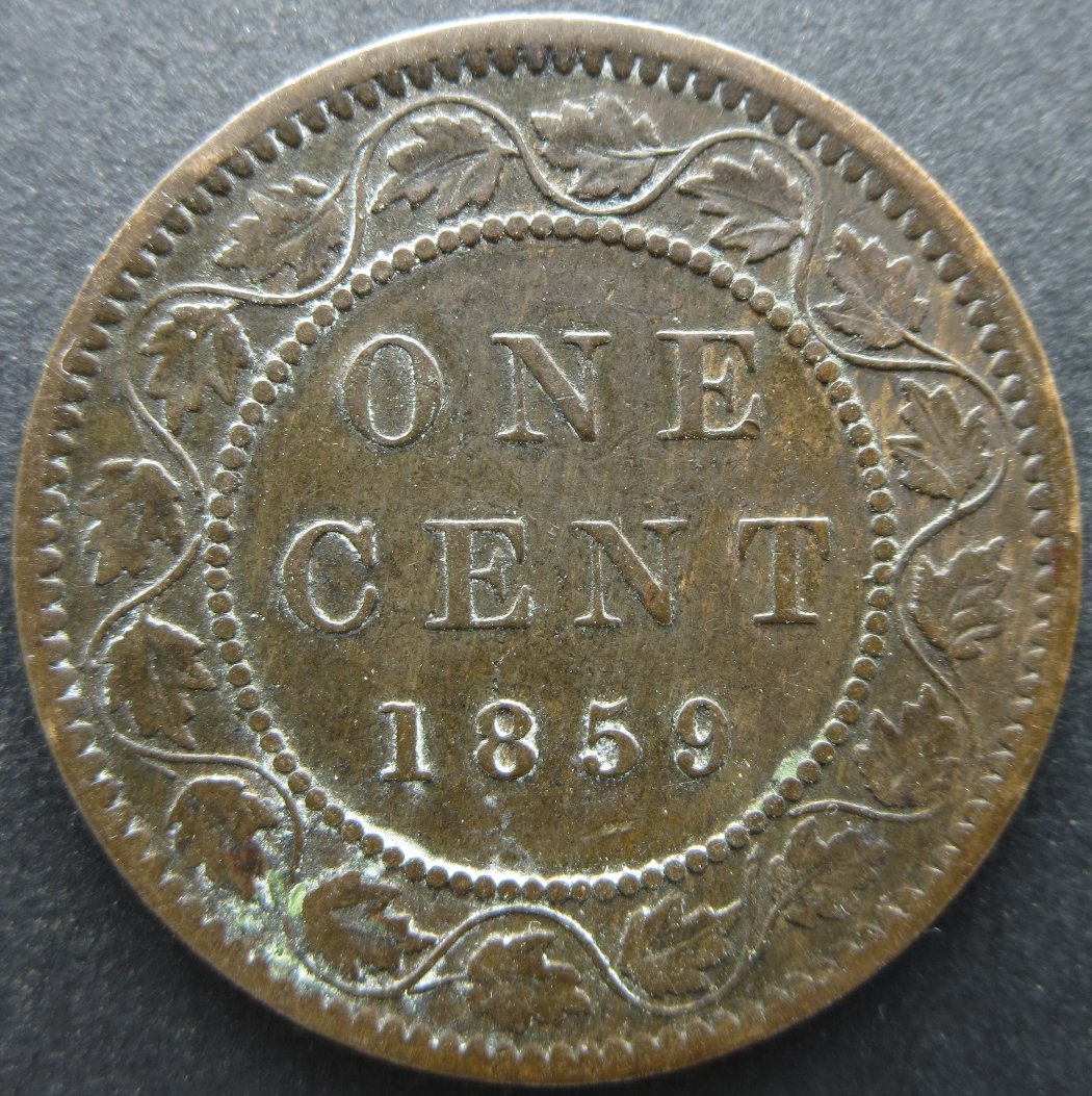 Canada-1859-Queen-Victoria-Cent,-Variety-Request
