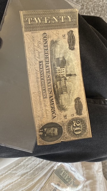 1864-Confederate-Banknotes-With-Hand-Written-Letter-From-FDR