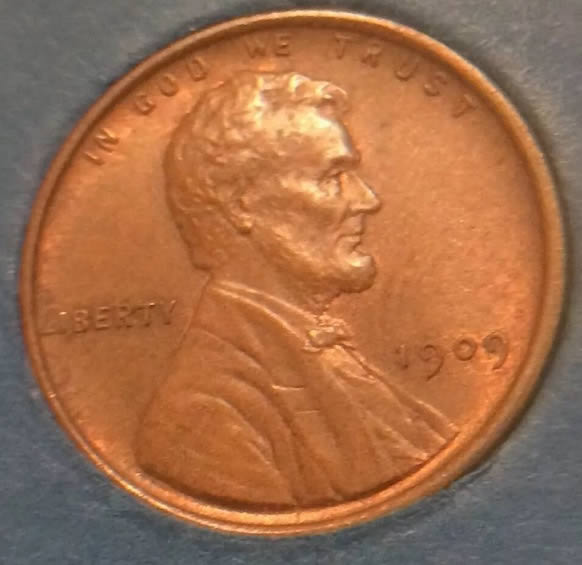 1909-VDB-Lincoln-Wheat-Cent,-Please-Grade