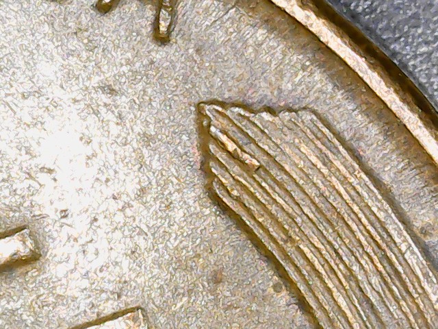 1954-S-Penny-Die-Break/-Date-Error