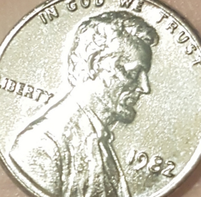 1982-Silver-Penny-Missing-Copper-Plating-Or-Possibly-Wrong-Planchet-?-Silver-?