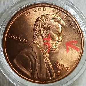 1994-D-Penny-With-Odd-Beard
