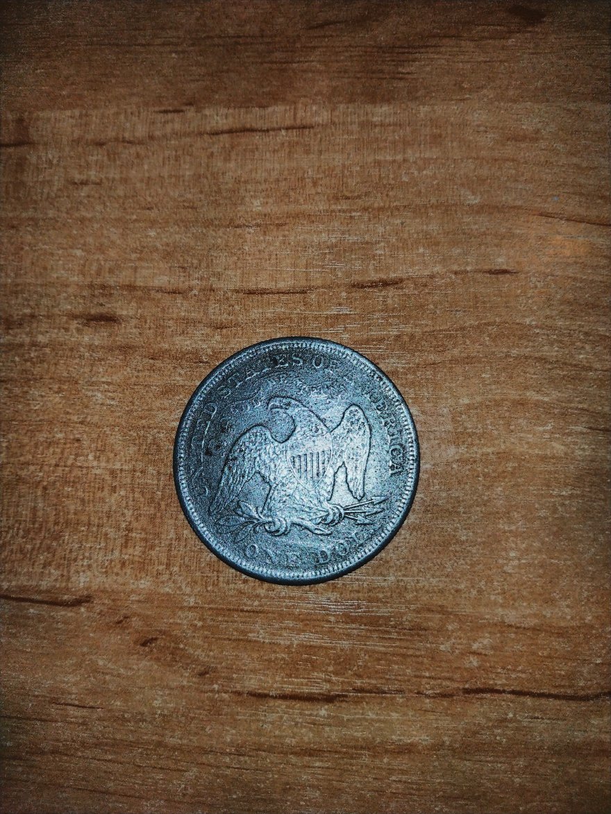Liberty-Seated-Dollar-1871-For-Grading