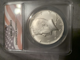 1963-Daniel-Carr-O/S-Kennedy-Design-Concept-Silver-Dollar
