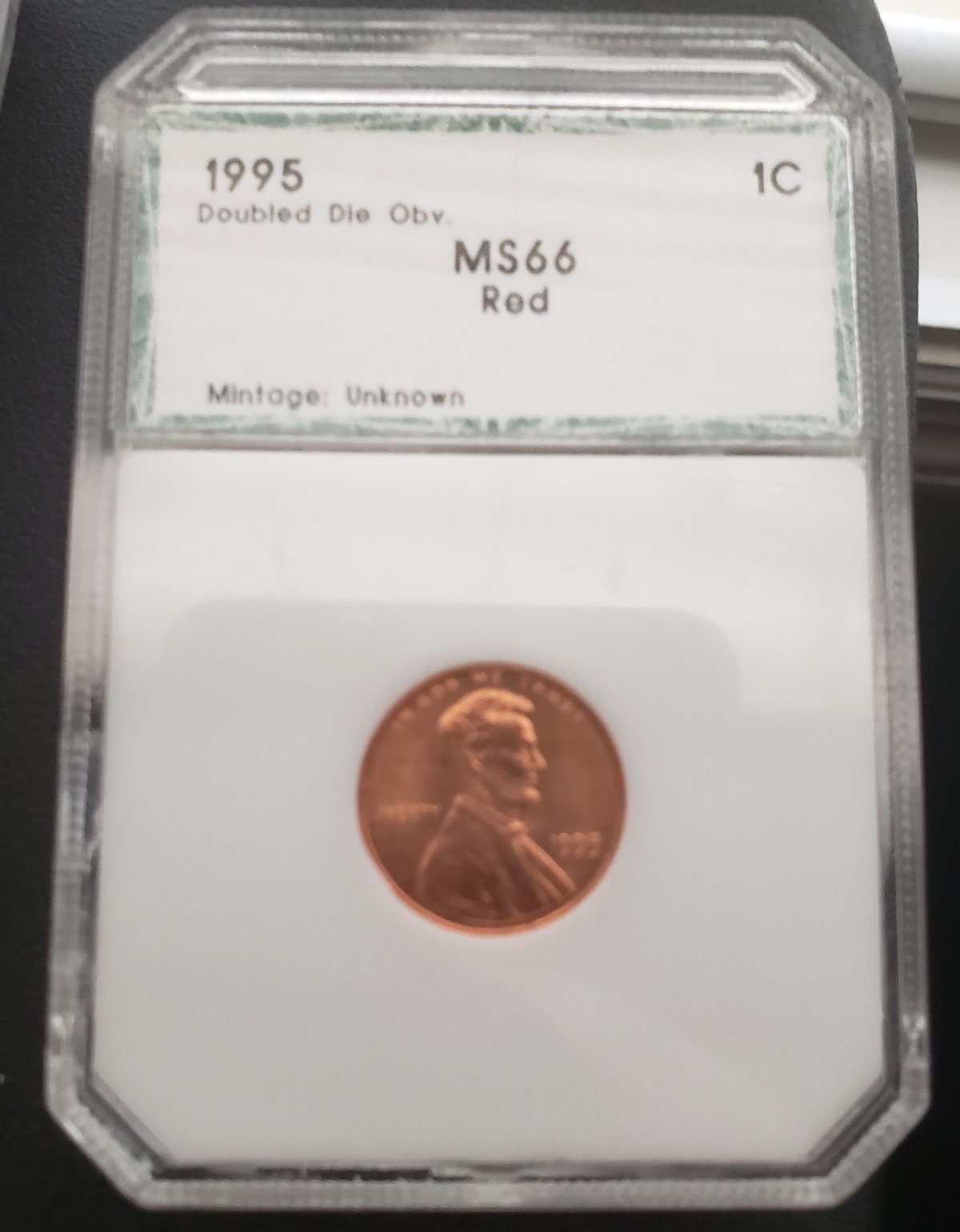 1995-Lincoln-Memorial-Cent,-Doubled-Die-Obverse,-Green-PCI-Slab