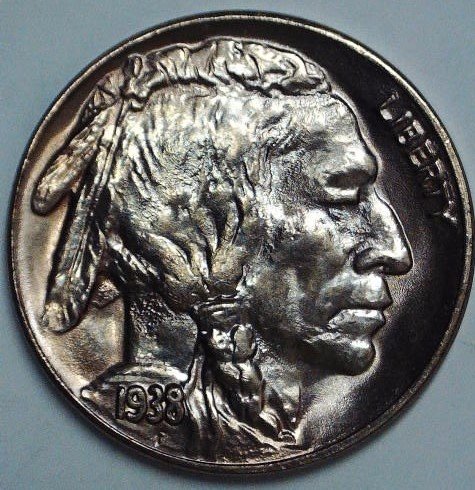 1938-D-Buffalo-Nickel,-For-Grading!