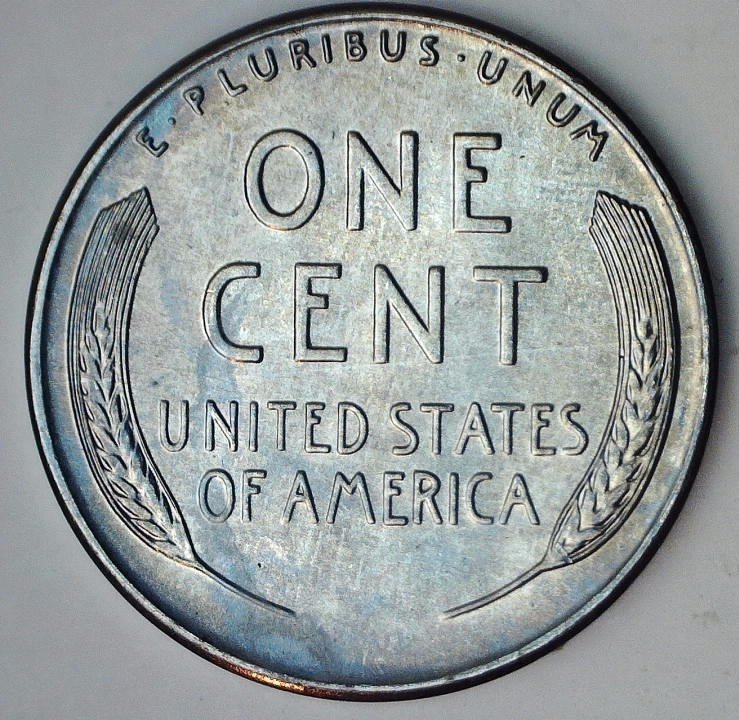 1943-D-Lincoln-Wheat-Cent,-Struck-Through?
