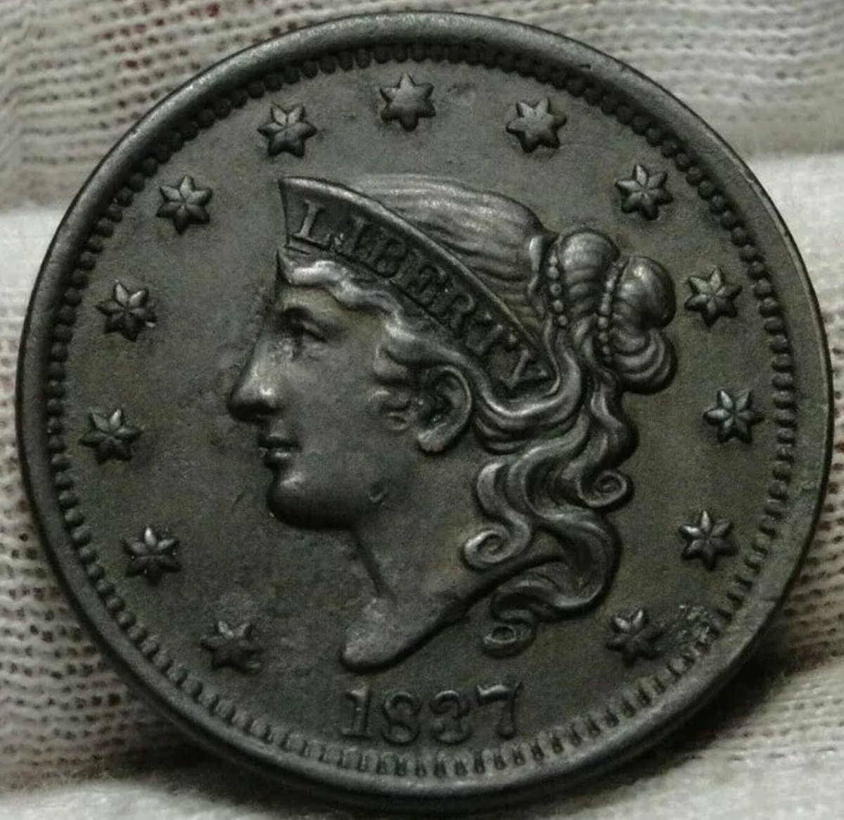 1837-Large-Cent,-Recent-Acquisition.