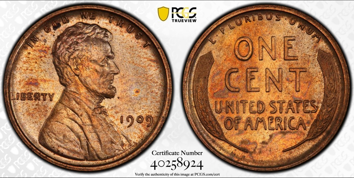 1909-Lincoln-Cent,-For-Grading