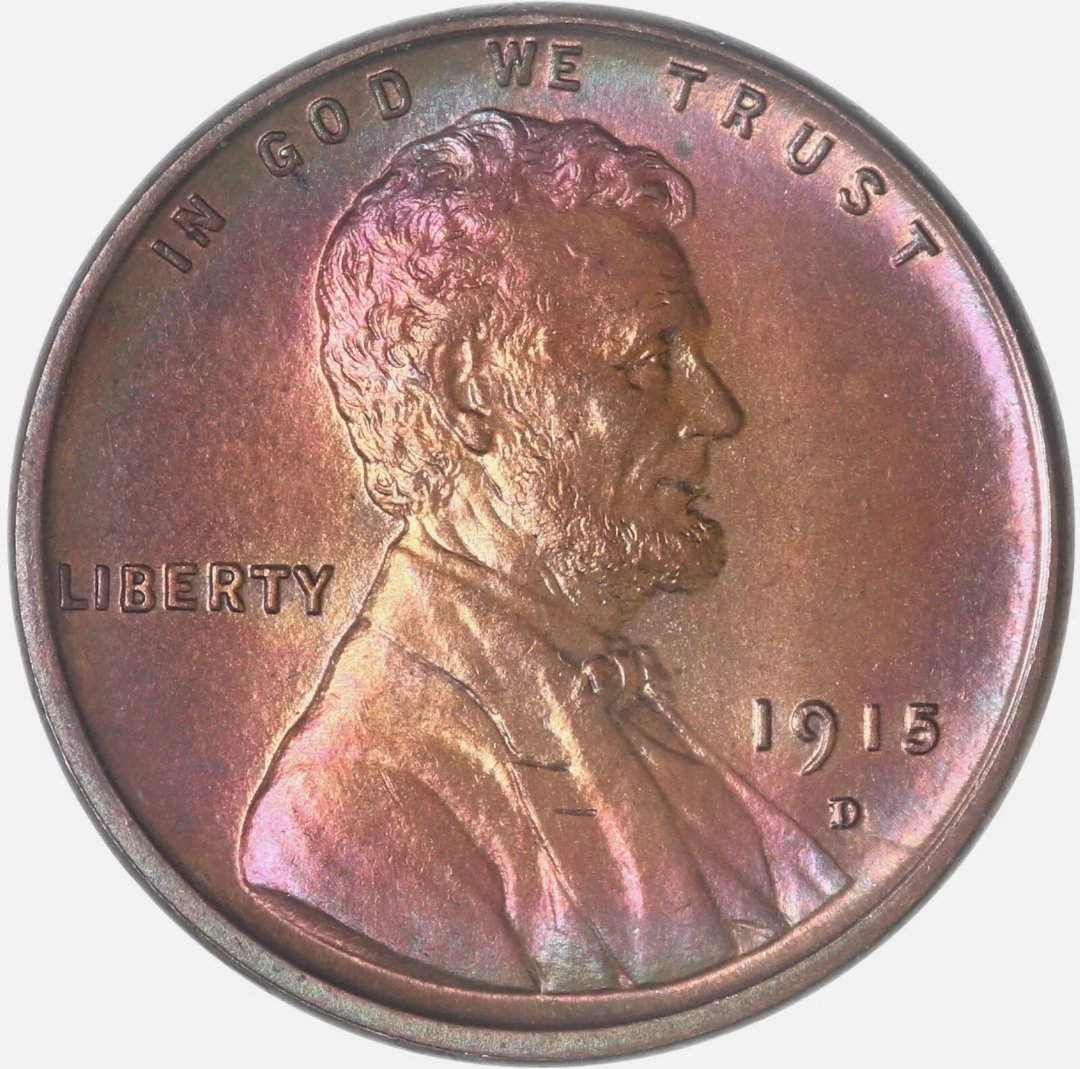 1915-D-Lincoln-Wheat-Cent,-For-Grading