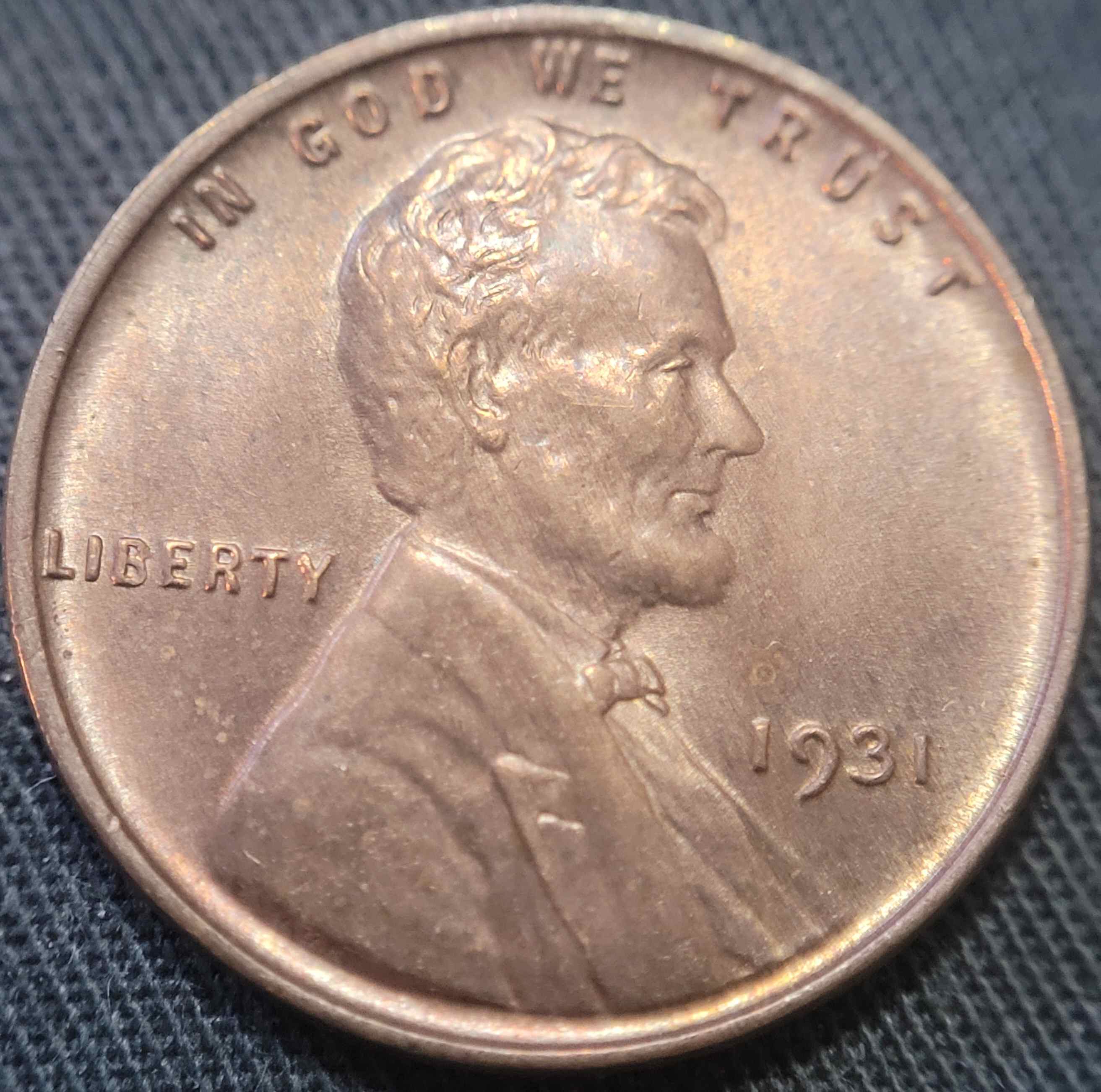 1931-Lincoln-Cent,-For-Grading