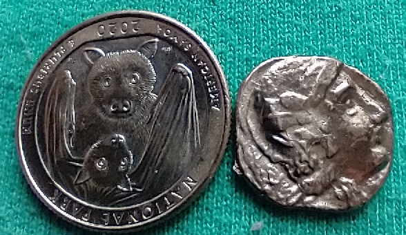 Is-This-A-Charm-Or-A-Coin-Of-Some-Sort?-Id:-Replica-Athenian-Tetradrachm