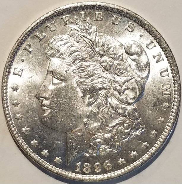 #-35-Of-My-Silver-Dollar-Collection-For--Grading-1896-P-Morgan