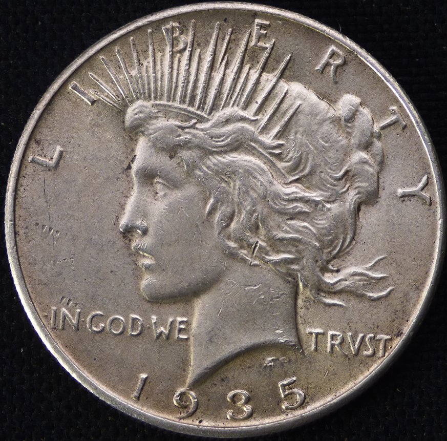 1935-P-Peace-Dollar-Opinions-Please-......-#241-New-Photos-With-Luster