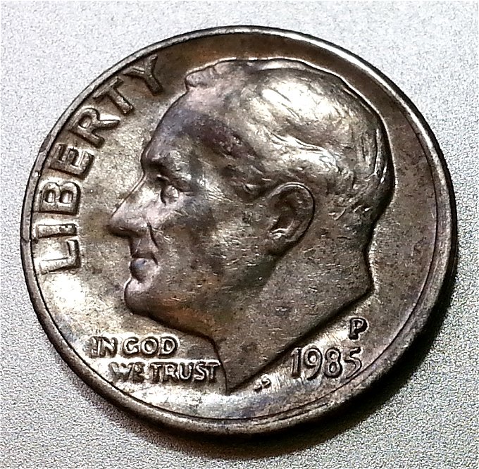 1985-Dime---Cause-Of-Blurry-Devices-On-Reverse?
