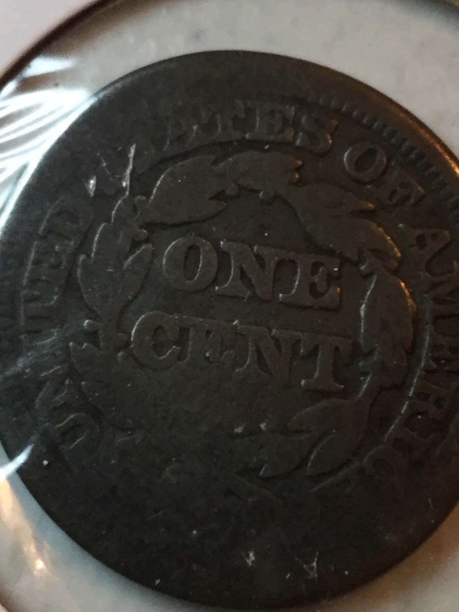 1847-Large-Cent-For-Grading.-One-Of-The-Oldest-I-Have