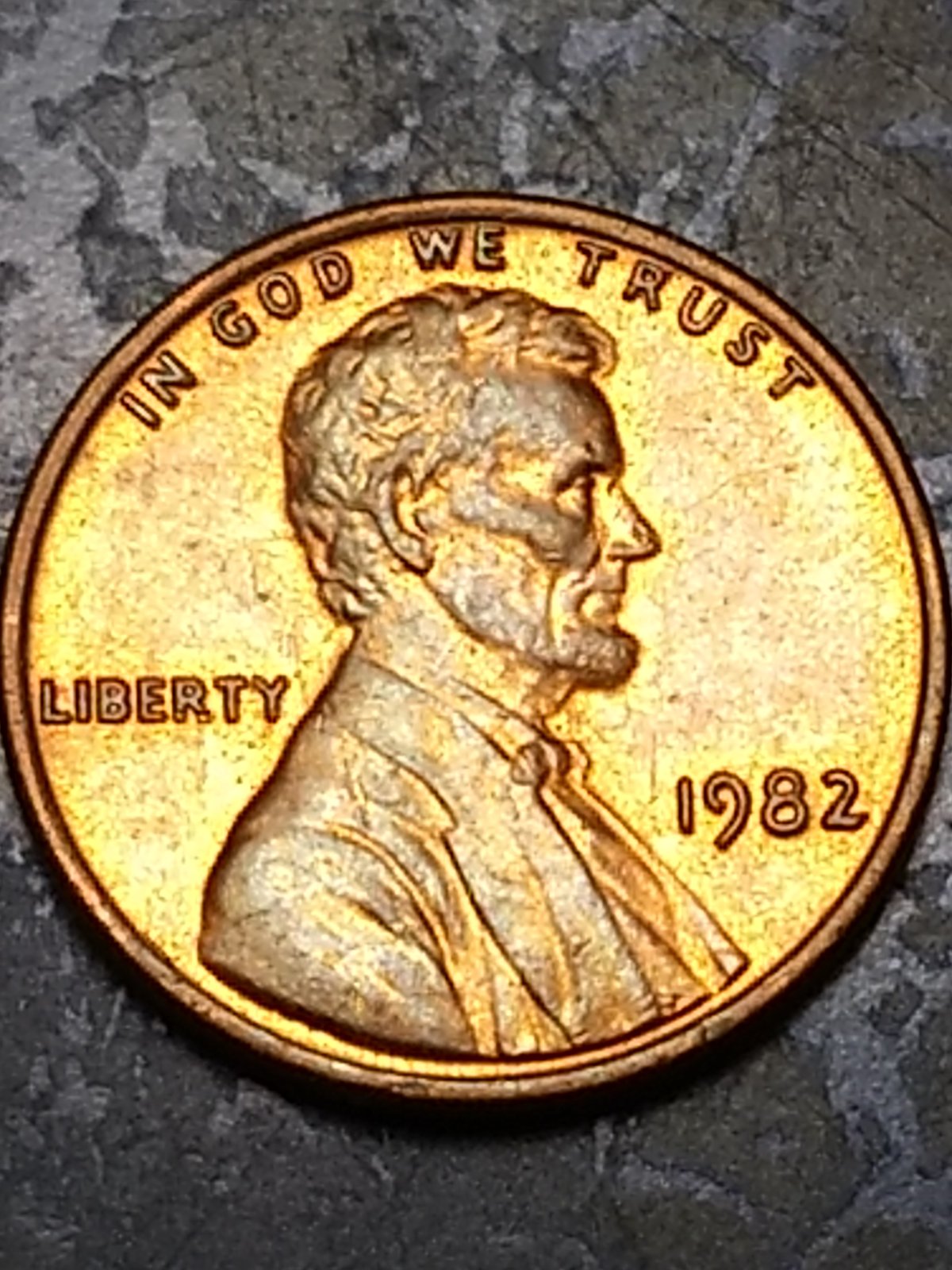 1982-Lincoln-Cent-Die-Clash-Obv/Rev
