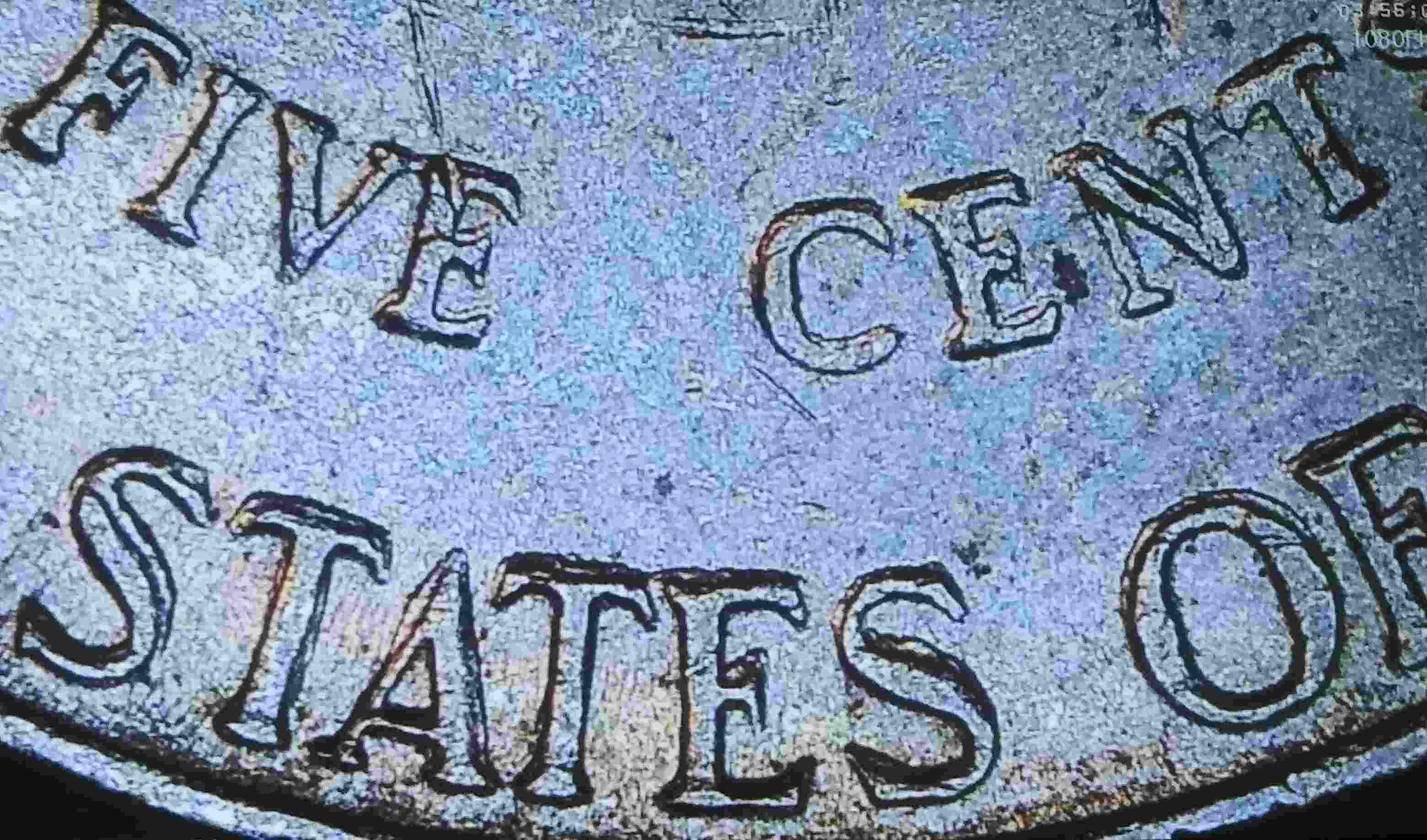 1997-D-Jefferson-Nickel-Abused-And-Smooshed