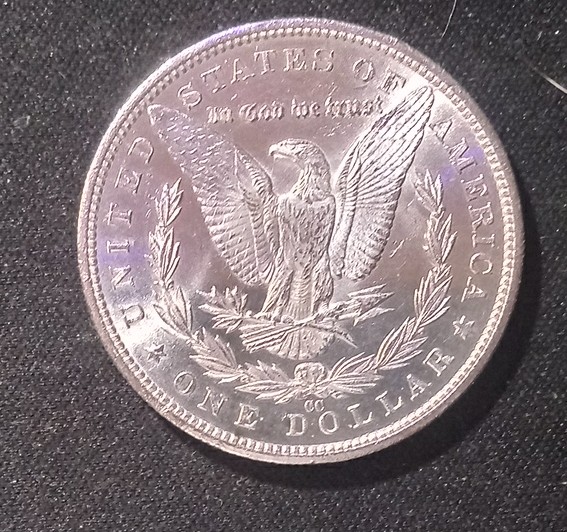 1883-CC-Heavy-Clash-Marks,-Spike-In-Eagles-Mouth.