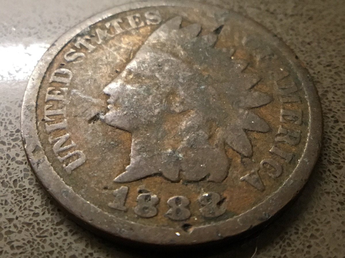 Very-Worn-&-Dirty-1888-Indian-Cent.-Any-Chance-It's-The-8/7-Overdate?