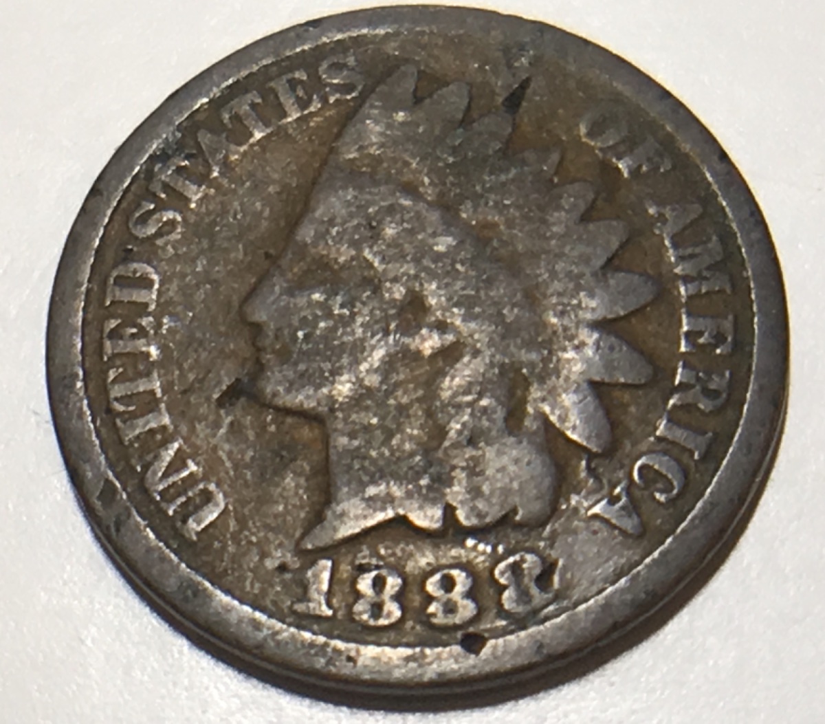 Very-Worn-&-Dirty-1888-Indian-Cent.-Any-Chance-It's-The-8/7-Overdate?