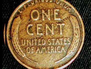 1930-Lincolon-Penny-With-Something-Printed-On-Reverse