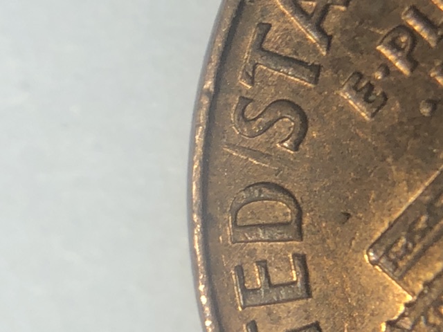 1965-Penny-With-A-Die-Chip?