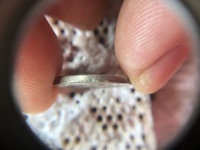 1937-Nickel-With-Funky-Edge-.-Specific-Gravity-Of-9.4