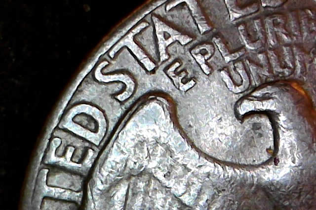 1974-Washington-Quarter-With-Triple-Marks-On-Rv