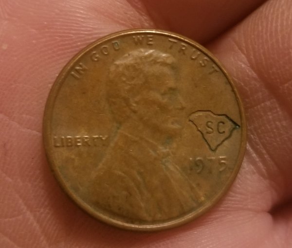This-Is-Really-A-Strange-Mark-On-A-1975-Penny.
