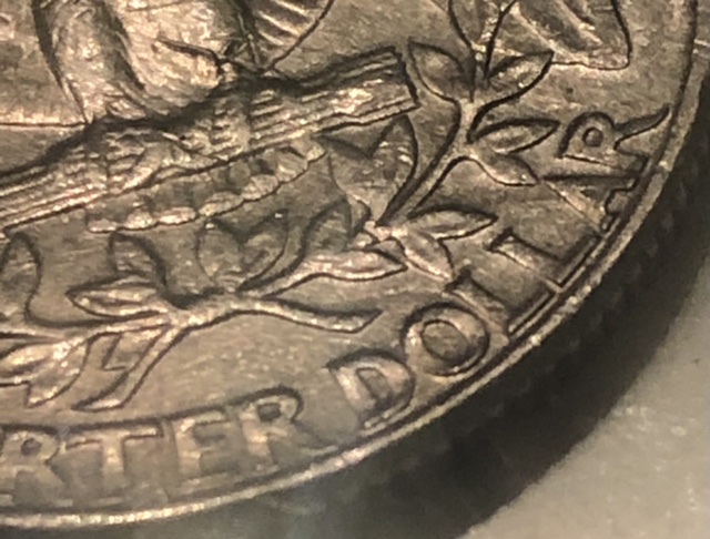 1989-Washington-Quarter-Ejection-Doubling-And-Partially-Grease-Filled-Die