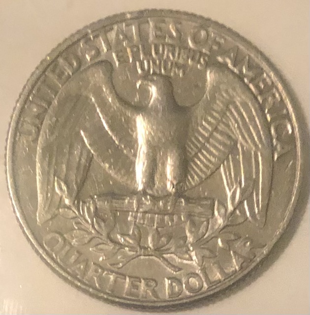 1989-Washington-Quarter-Ejection-Doubling-And-Partially-Grease-Filled-Die