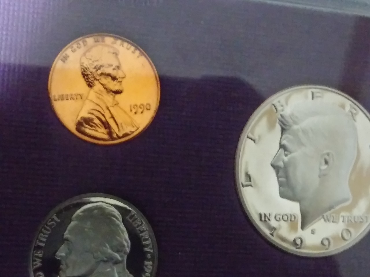 1990--Lincoln-Penny-No-S-Proof-Set.-?