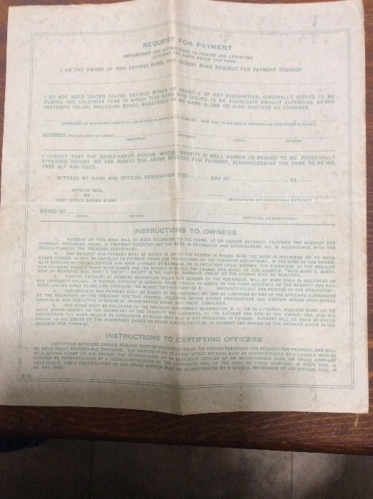 1943-$100-War-Bond---Worth-Keeping?