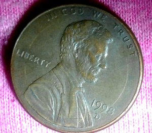 1998-D-Penny-Ring-Around-It-Is-It-From-Coin-Machine-Or-.?