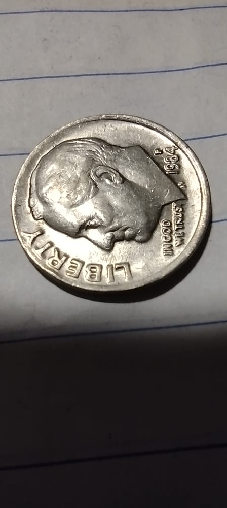 1984-P-Dime-With-Die-Lines-And-Mad?