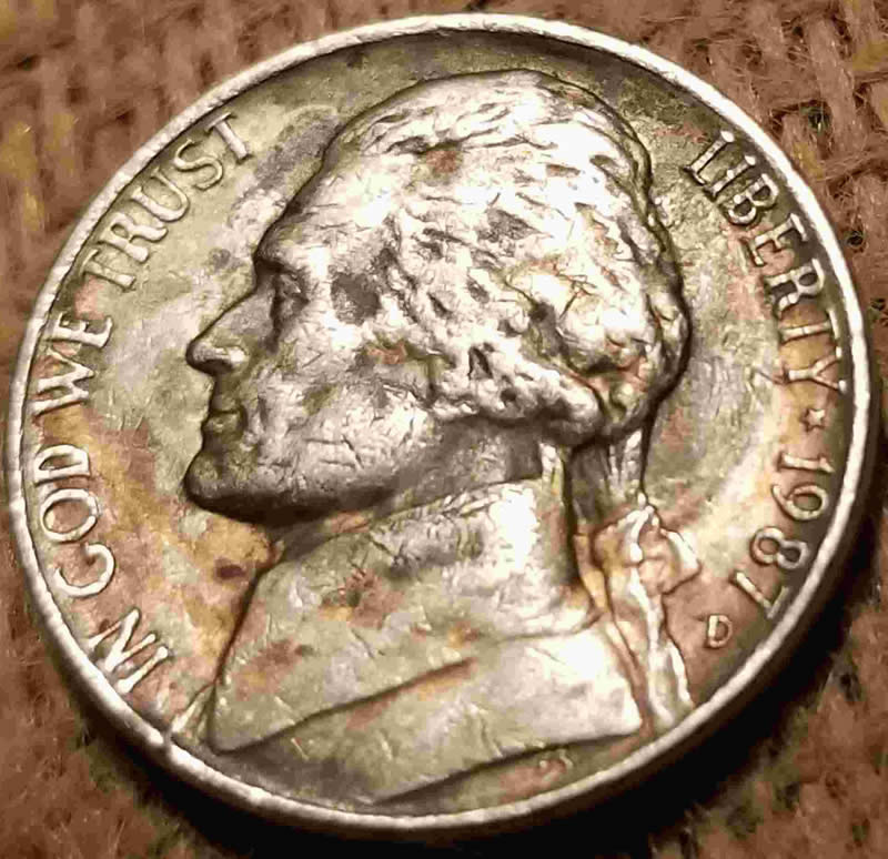 1987-D-Jefferson-Nickle-I.d.h-->-Over-Stamp?